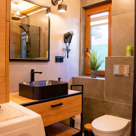 ロッジ Domki Niesiolowice Niesiołowice