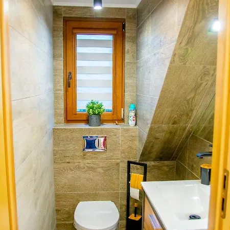 ロッジ Domki Niesiolowice Niesiołowice